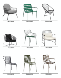 french cafe chairs metal