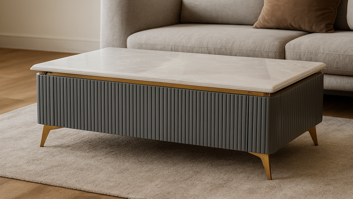 marble table