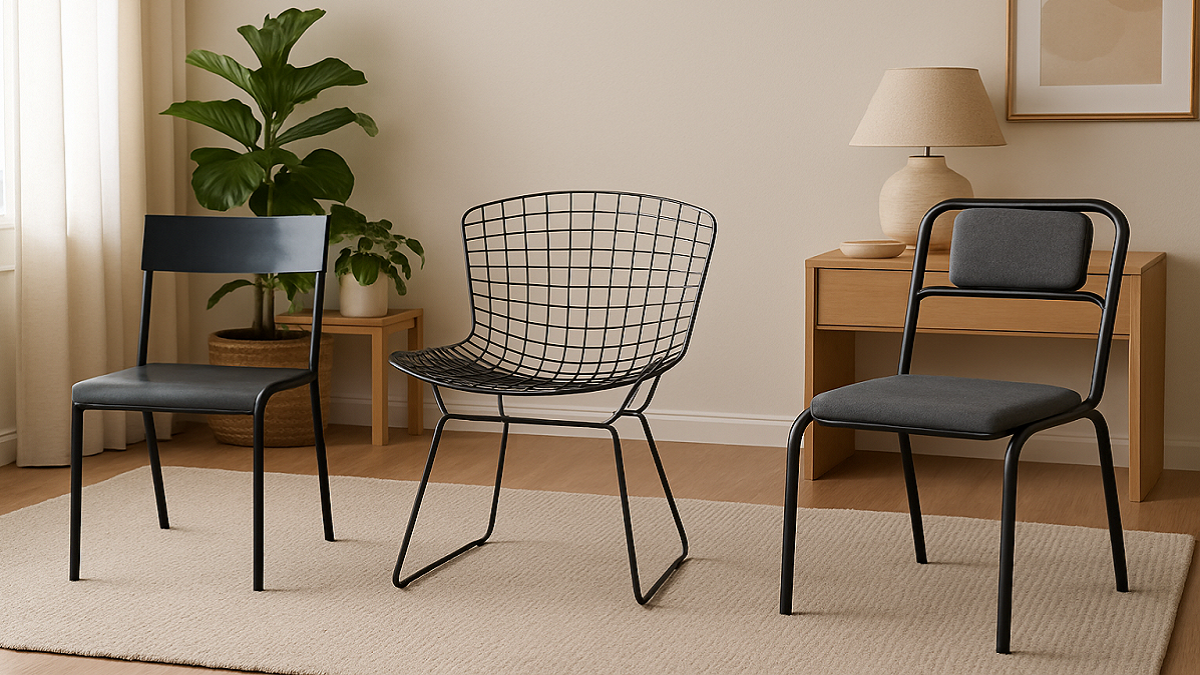 armless chair