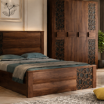 Artisan King Bed in Solid Wood – Premium Bedroom Furniture